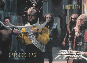 1999 SkyBox Star Trek: The Next Generation Season 7 #706 Firstborn Front