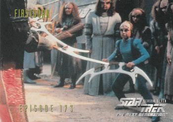 1999 SkyBox Star Trek: The Next Generation Season 7 #707 Firstborn Front