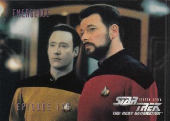 1999 SkyBox Star Trek: The Next Generation Season 7 #712 Emergence Front