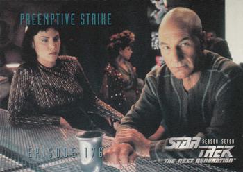 1999 SkyBox Star Trek: The Next Generation Season 7 #715 Preemptive Strike Front
