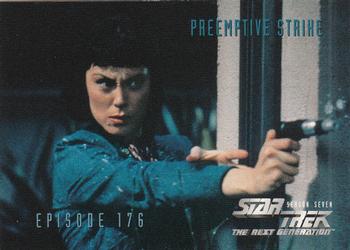 1999 SkyBox Star Trek: The Next Generation Season 7 #716 Preemptive Strike Front