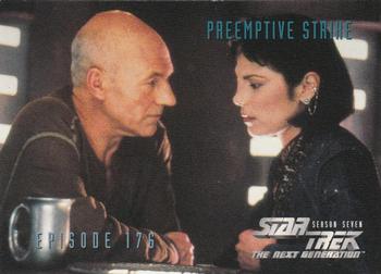 1999 SkyBox Star Trek: The Next Generation Season 7 #717 Preemptive Strike Front