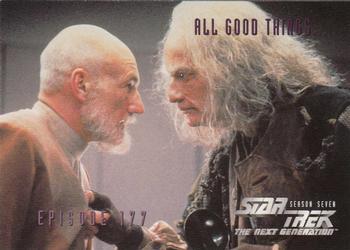 1999 SkyBox Star Trek: The Next Generation Season 7 #719 All Good Things ... Front