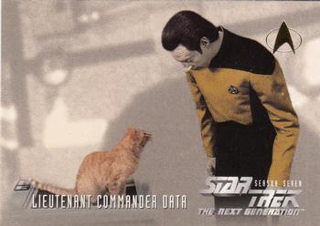 1999 SkyBox Star Trek: The Next Generation Season 7 #734 Lieutenant Commander Data Front