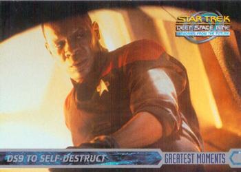 1999 SkyBox Star Trek: Deep Space Nine: Memories from the Future #28 DS9 To Self-Destruct Front
