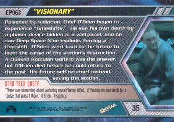1999 SkyBox Star Trek: Deep Space Nine: Memories from the Future #35 O'Brien's Death Back