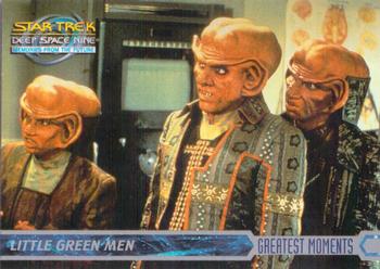 1999 SkyBox Star Trek: Deep Space Nine: Memories from the Future #47 Little Green Men Front