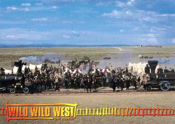 1999 Fleer Wild Wild West the Movie #48 Railroaded Front