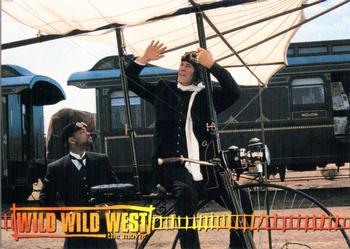 1999 Fleer Wild Wild West the Movie #63 Up, Up and Away (We Hope) Front