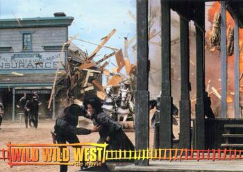 1999 Fleer Wild Wild West the Movie #66 Painting the Town Dead Front