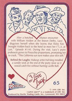 1991 Pacific I Love Lucy #65 Cyrano de Lucy Back