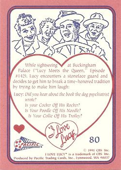 1991 Pacific I Love Lucy #80 
