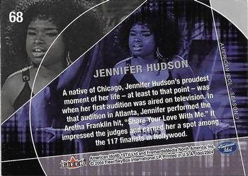 2004 Fleer American Idol Season 3 #68 Jennifer Hudson Back