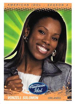 2005 Fleer American Idol Season 4 #10 Vonzell Solomon Front