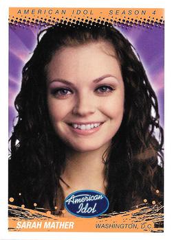 2005 Fleer American Idol Season 4 #14 Sarah Mather Front