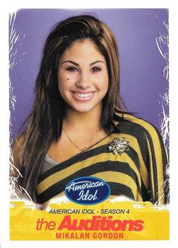 2005 Fleer American Idol Season 4 #54 Mikalah Gordon Front