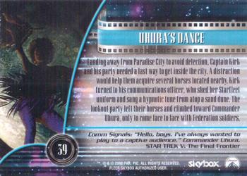 2000 SkyBox Star Trek Cinema 2000 #39 Uhura's Dance Back