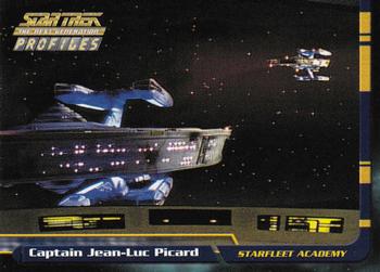 2000 SkyBox Star Trek The Next Generation Profiles #10 Captain Jean-Luc Picard Front
