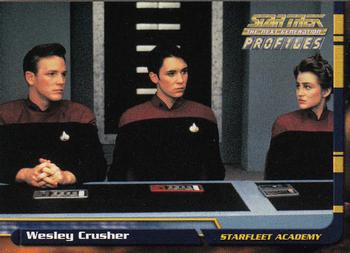 2000 SkyBox Star Trek The Next Generation Profiles #18 Wesley Crusher Front