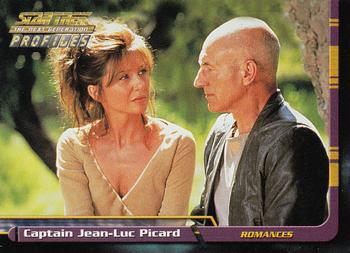 2000 SkyBox Star Trek The Next Generation Profiles #28 Captain Jean-Luc Picard Front