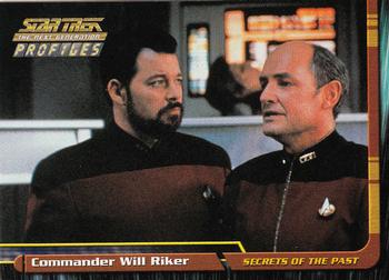 2000 SkyBox Star Trek The Next Generation Profiles #65 Commander Will Riker Front
