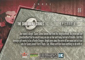 2003 Fleer Teenage Mutant Ninja Turtles 2: The Shredder Strikes #59 Angel Back