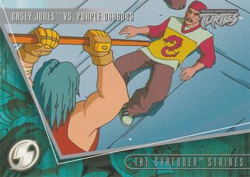 2003 Fleer Teenage Mutant Ninja Turtles 2: The Shredder Strikes #85 Casey Jones vs. Purple Dragons Front