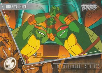 2003 Fleer Teenage Mutant Ninja Turtles 2: The Shredder Strikes #86 Mickey vs. Raph Front