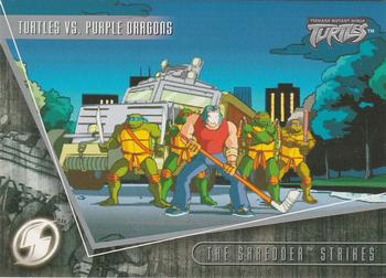 2003 Fleer Teenage Mutant Ninja Turtles 2: The Shredder Strikes #88 Turtles vs. Purple Dragons Front