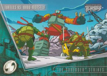 2003 Fleer Teenage Mutant Ninja Turtles 2: The Shredder Strikes #89 Turtles vs. Nano-Monster Front