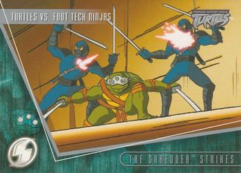 2003 Fleer Teenage Mutant Ninja Turtles 2: The Shredder Strikes #93 Turtles vs. Foot Tech Ninjas Front