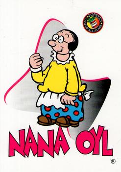 1993 Card Creations Popeye #8 Nana Oyl Front
