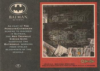 1992 O-Pee-Chee Batman Returns - Stadium Club #C As part of the Pengin/Catwoman .. Back