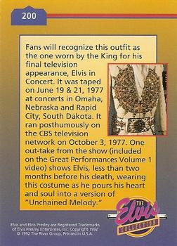 1992 The River Group The Elvis Collection #200 Fans will recognize this outfit as the one... Back