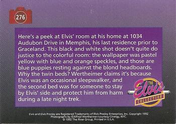 1992 The River Group The Elvis Collection #276 Here's a peek at Elvis' room at his home at... Back