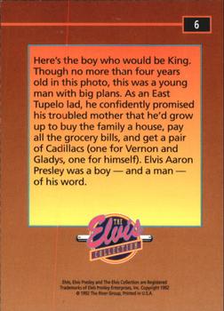1992 The River Group The Elvis Collection #6 Here's the boy who would be King. Though no more... Back