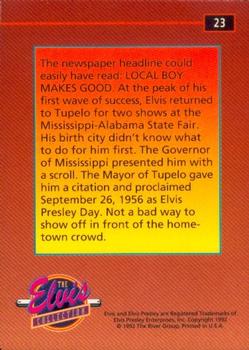1992 The River Group The Elvis Collection #23 The newspaper headline could easily have read... Back