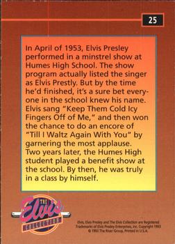 1992 The River Group The Elvis Collection #25 In April of 1953, Elvis Presley performed in... Back