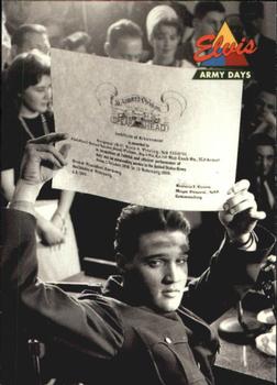 1992 The River Group The Elvis Collection #32 On March 3, 1960, at his final army press conference... Front