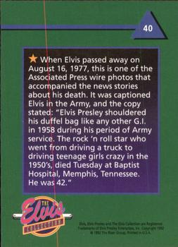1992 The River Group The Elvis Collection #40 When Elvis passed away on August 16, 1977, this... Back