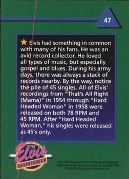 1992 The River Group The Elvis Collection #47 Elvis had something in common with many of his fans. Back