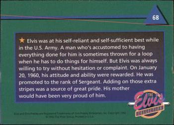 1992 The River Group The Elvis Collection #68 Elvis was at his self-reliant and self-sufficient... Back