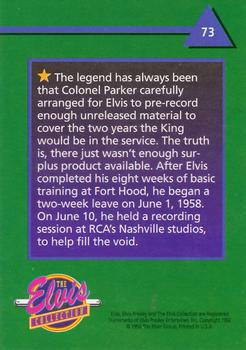 1992 The River Group The Elvis Collection #73 Elvis Presley / Army Days Back