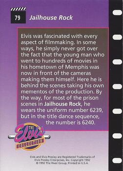 1992 The River Group The Elvis Collection #79 Elvis was fascinated with every aspect of filmmaking. Back