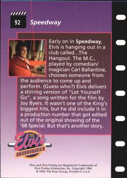 1992 The River Group The Elvis Collection #92 Early on in Speedway, Elvis is hanging out in... Back