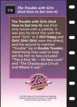 1992 The River Group The Elvis Collection #114 The Trouble with Girls (And How to Get Into It)... Back
