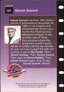 1992 The River Group The Elvis Collection #129 Harum Scarum was Elvis' 19th motion picture. Back