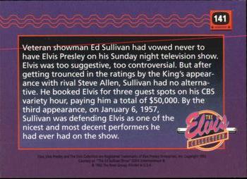 1992 The River Group The Elvis Collection #141 Veteran showman Ed Sullivan had vowed never... Back