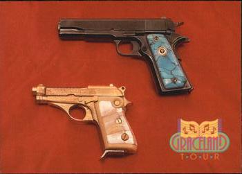 1992 The River Group The Elvis Collection #185 Guns, Elvis loved them. Elvis collected them. Front
