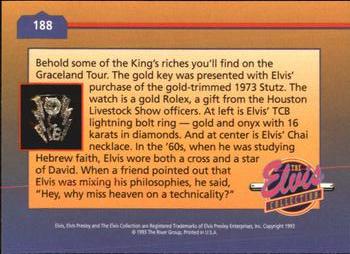 1992 The River Group The Elvis Collection #188 Behold some of the King's riches you'll find... Back
